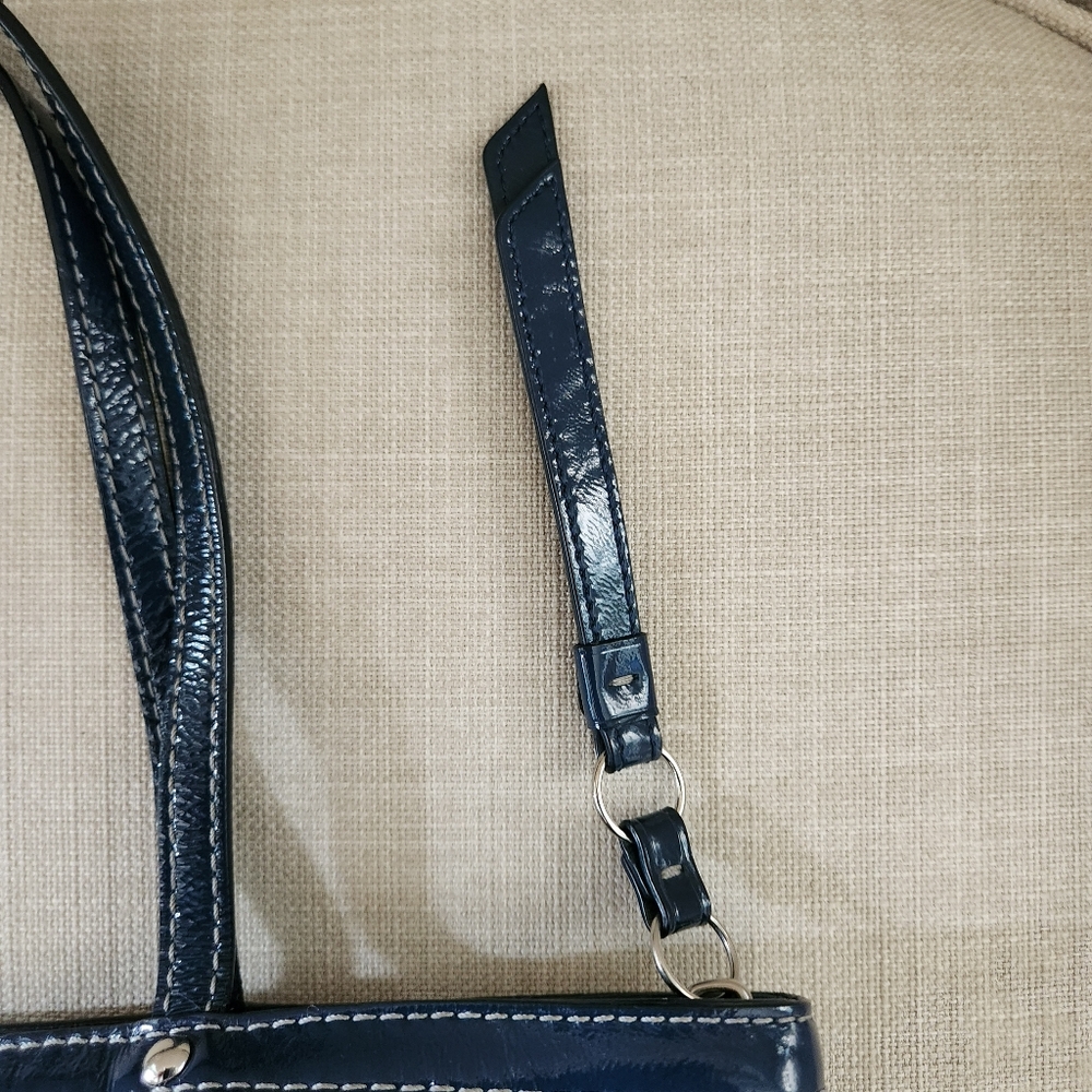 Coach 19198 Vintage Patent Leather Stitched Signature Tote/ Shoulder Bag - Picture 4 of 15